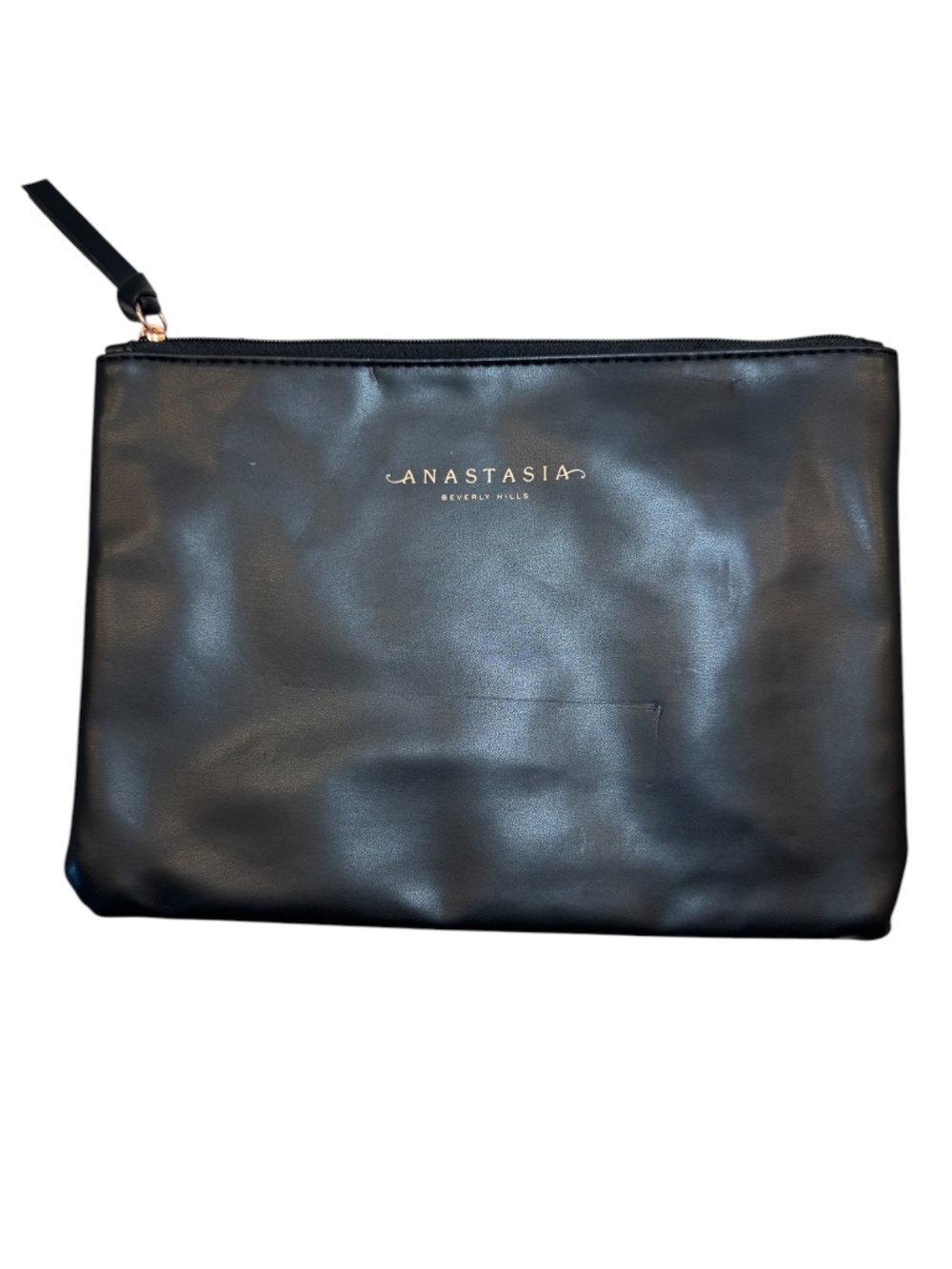 Anastasia‎ Beverly Hills Black Make-up Bag Pouch Clean inside zip closure